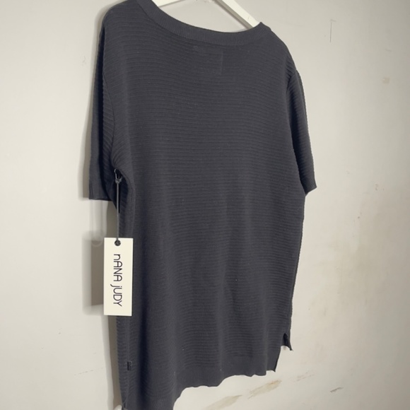 NANA JUDY Sweater Shirt in Black Size Large - Picture 4 of 5